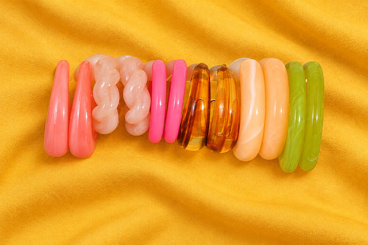 Set of beautiful earrings