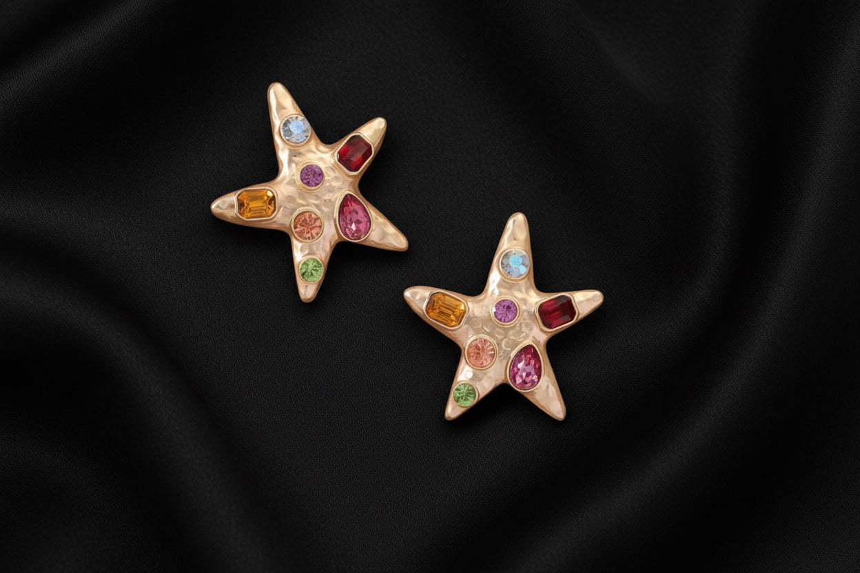 Star earrings