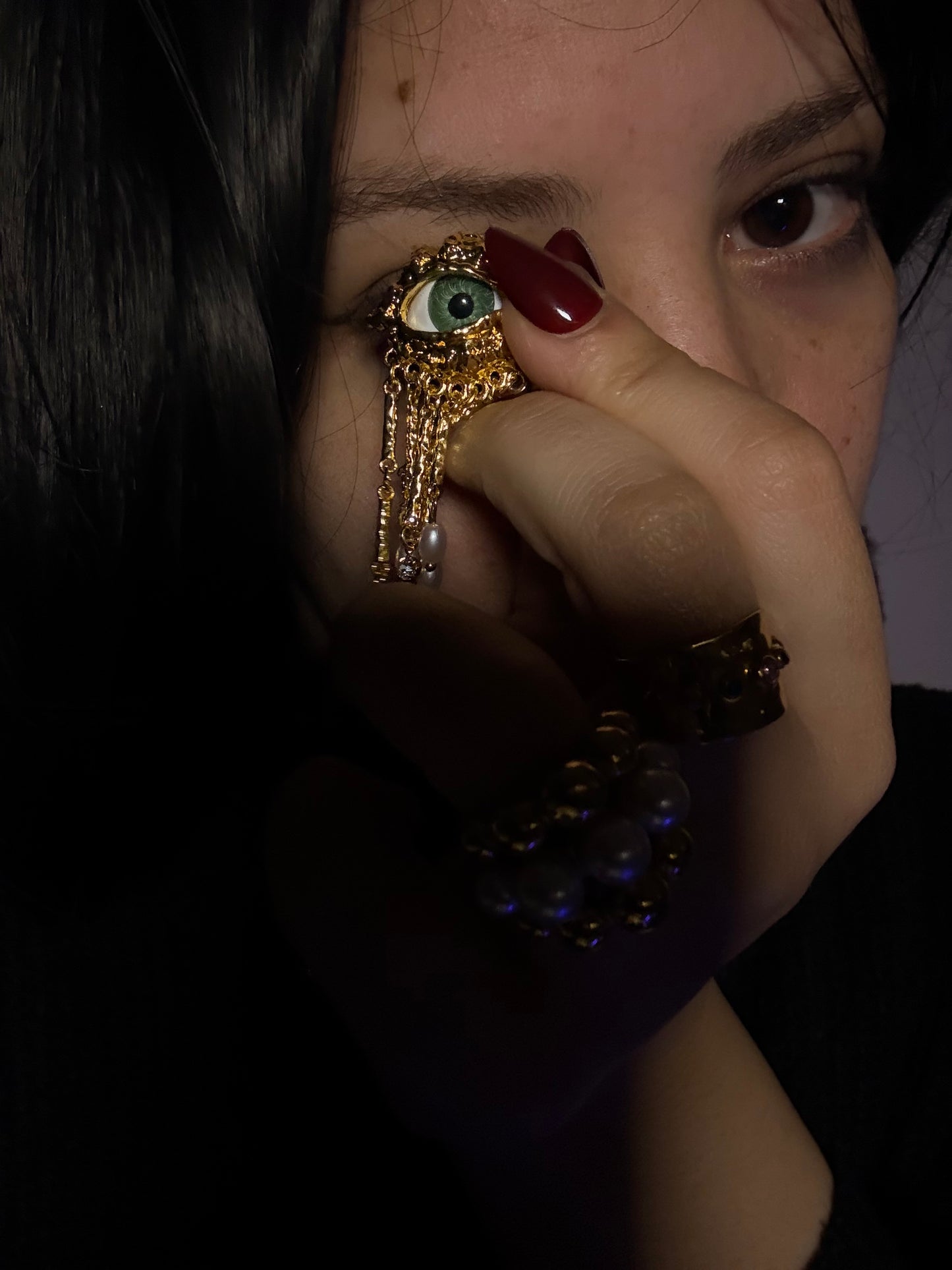 All eyes on me earrings