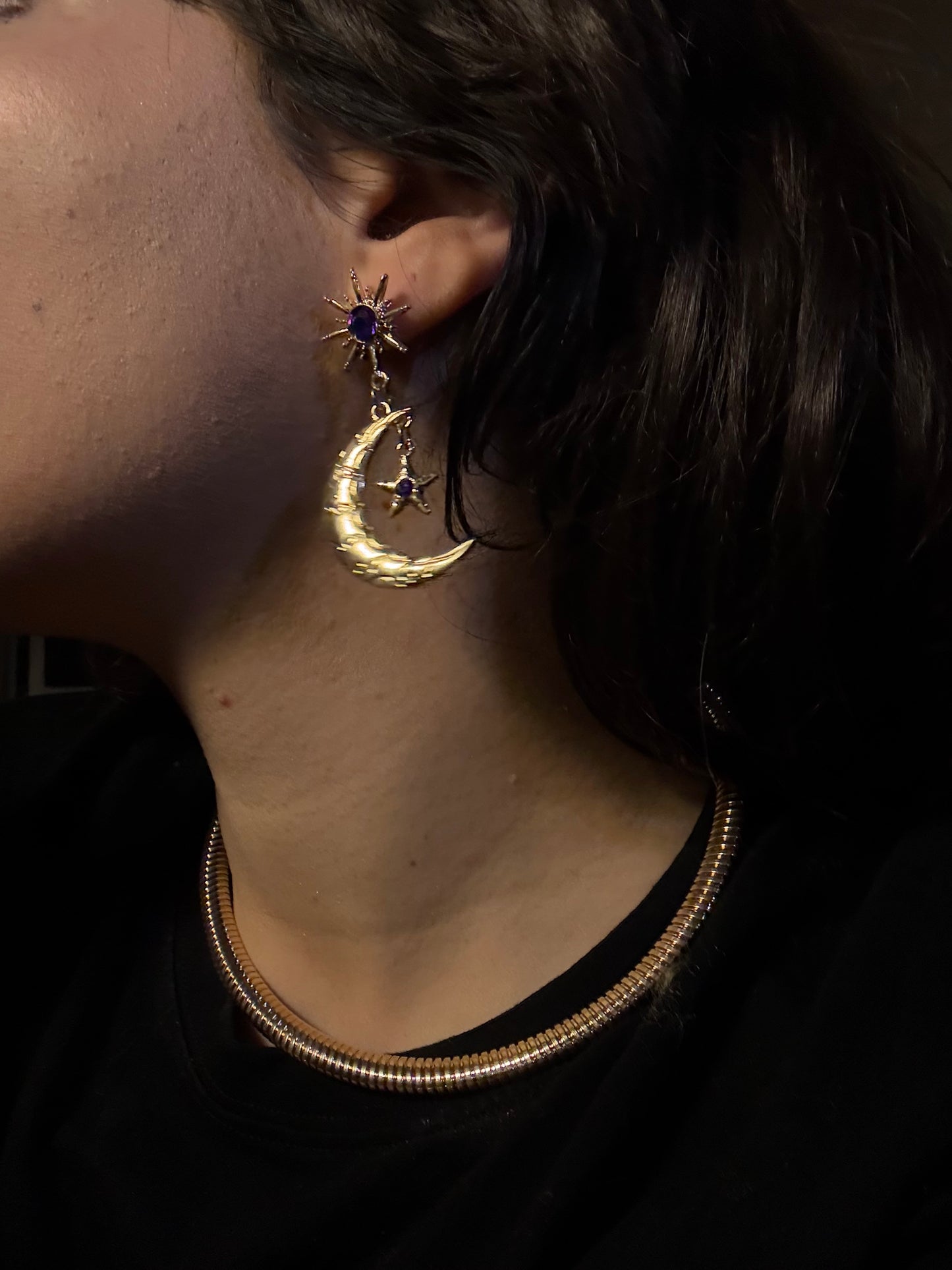 Moon shine earrings