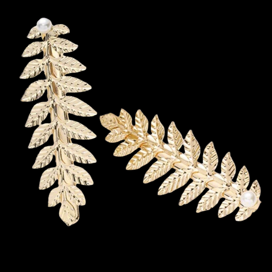 Hair clip leaf