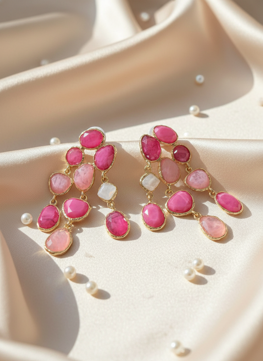 Pink dreams earrings