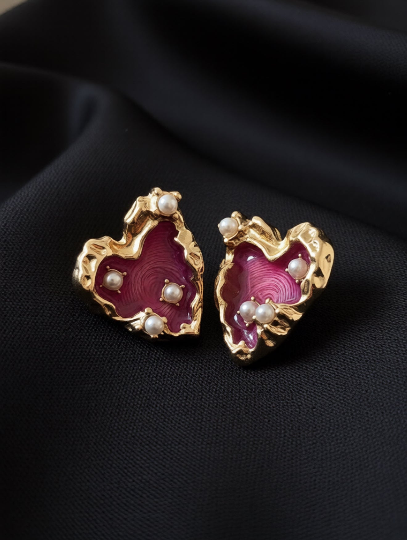 Heart earrings