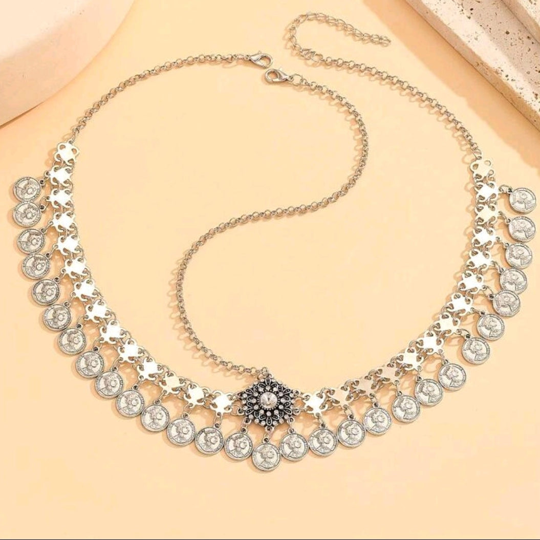 Silver headpiece