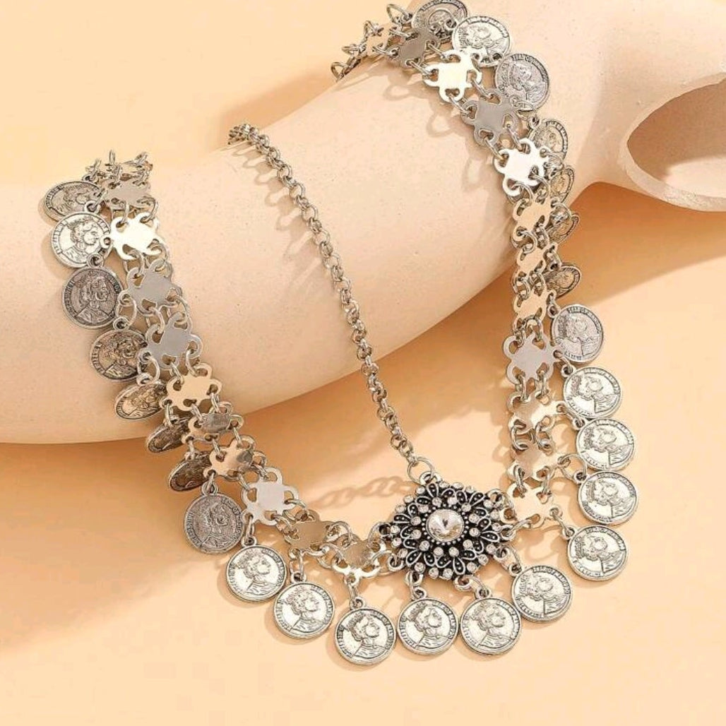 Silver headpiece