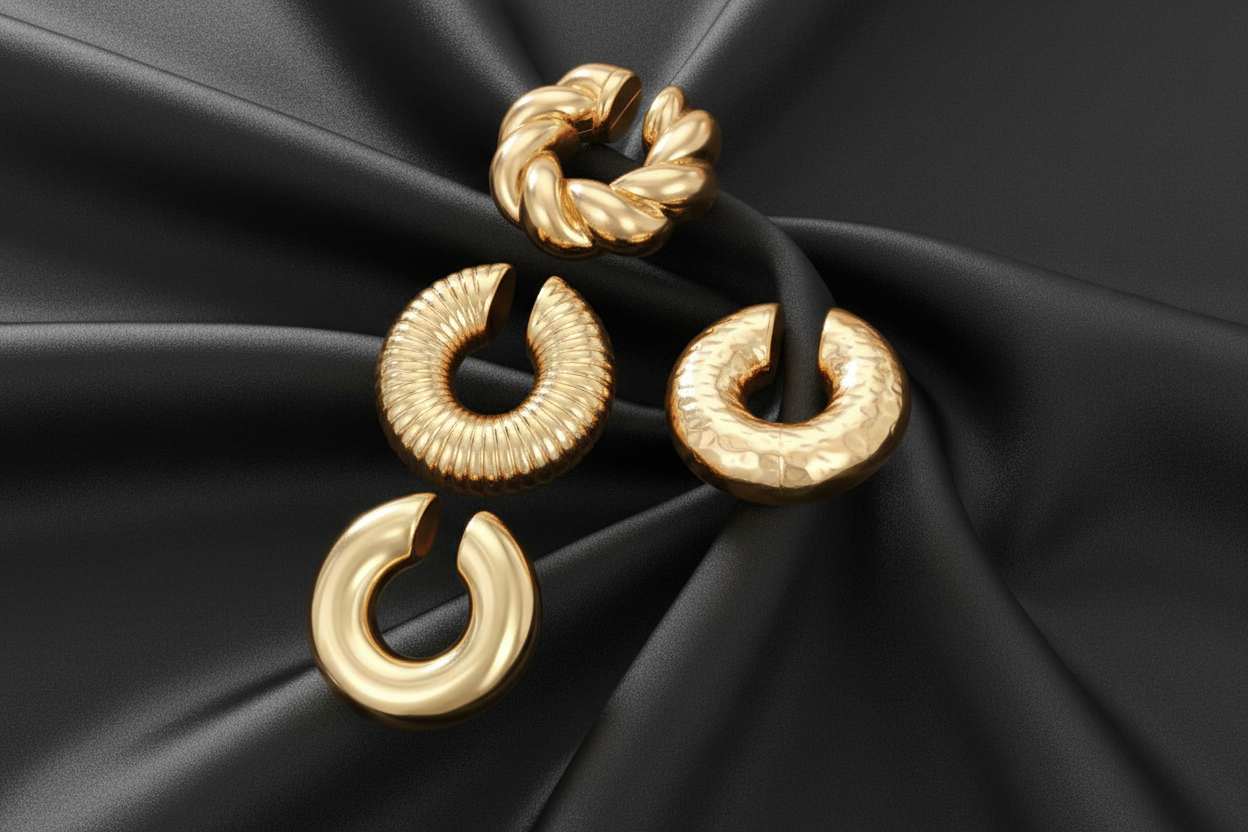 Chunky ear cuffs